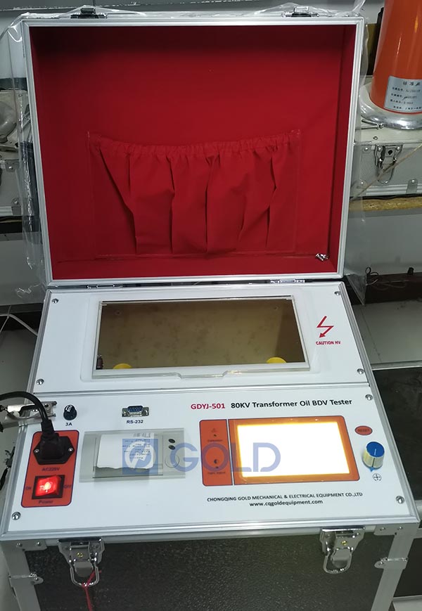 GDYJ-501 80KV محول OIL ELOLTERTER TESTER للتحضير للتسليم