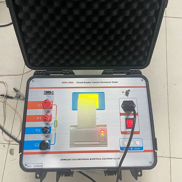 GDHL Series Circuit Breaker Contact Resistance Tester Micro Ohmmeter 