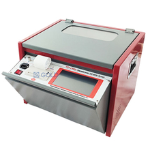 GDYJ-502A شاشة اللمس 100 كيلو فولت المحول الجهد الكهربائي المتوسط ​​الجهد BDV اختبار ASTM D1816