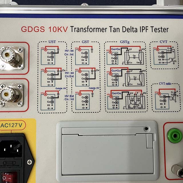 GDGS المحول التلقائي محول IPF عزل عامل اختبار عامل المحول تان دلتا اختبار