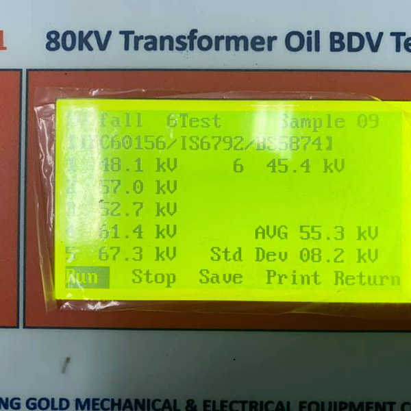 Transformer Oil BDV Tester