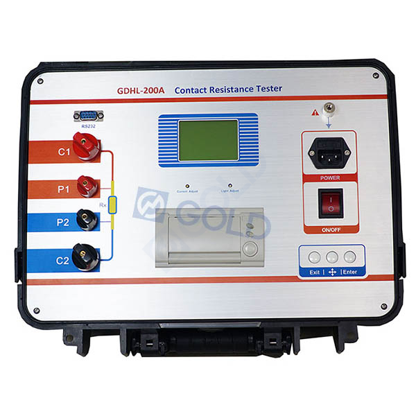 GDHL Series Circuit Breaker Contact Resistance Tester Micro Ohmmeter 