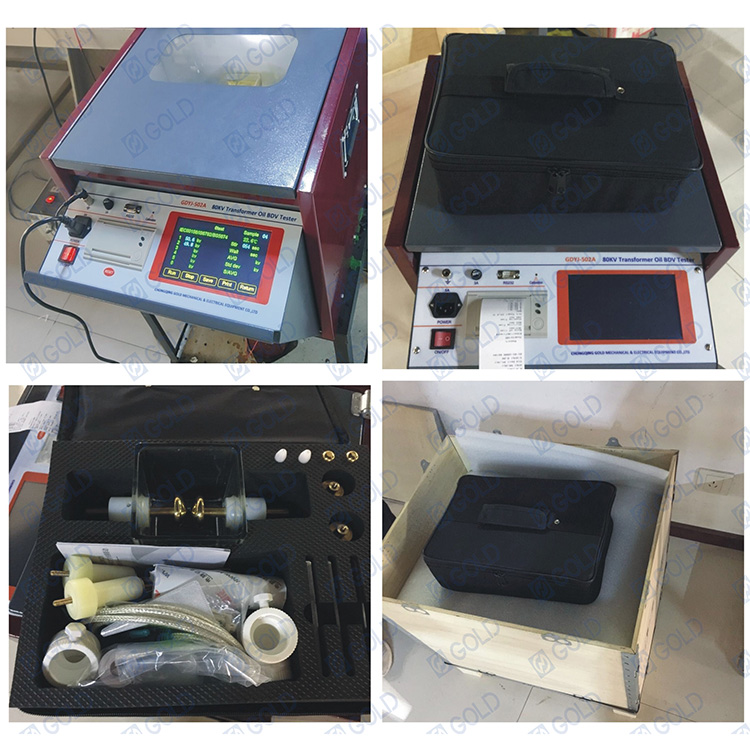 تم بيع GDYJ-502A 80KV Transformer Oil BDV Tester إلى السلفادور